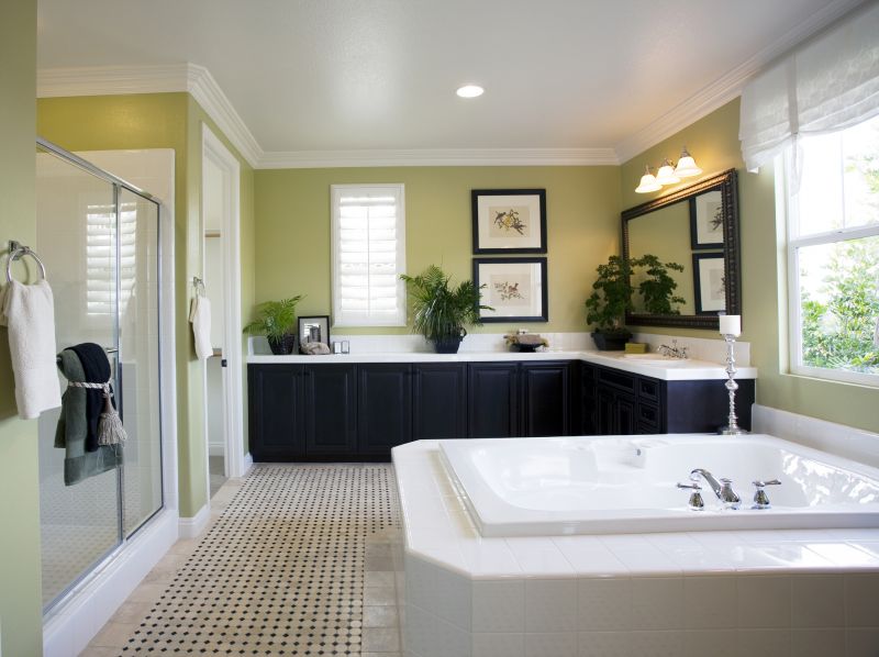 Renovated Bathroom with New Bathtub
